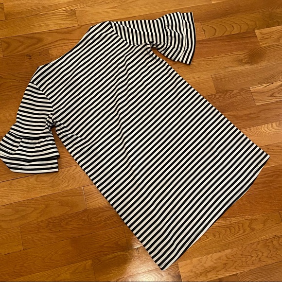 Halogen Ruffle Sleeve Shift Dress - Picture 2 of 6